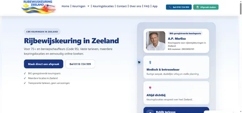 Voorbeeld van Rijbewijskeuring Zeeland